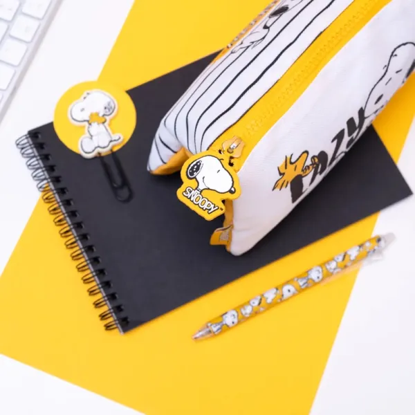 Snoopy - 3-compartment pencil case from the Lazy Days collection