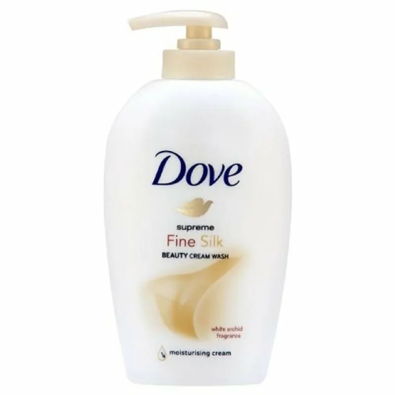 Skystas muilas su dozatoriumi Dove Fine Silk 250 ml