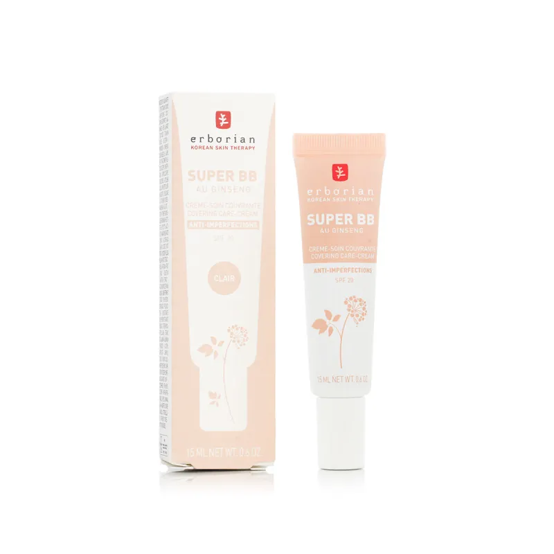 Drėkinamasis kremas su spalva Erborian Super BB clair 15 ml Spf 20