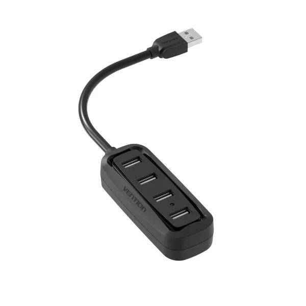 USB Centrmezgls Vention VAS-J43-B015 Melns (1 gb.)