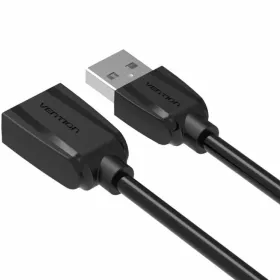 USB Pikendusjuhe Vention VAS-A45-B300 Must 3 m