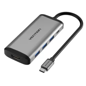 USB-keskitin Vention CNBHB Harmaa