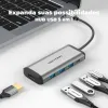 USB Hub Vention CNBHB Grey