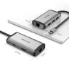 USB Centrmezgls Vention CNCHB Melns Pelēks