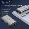USB Centrmezgls Vention CNCHB Melns Pelēks