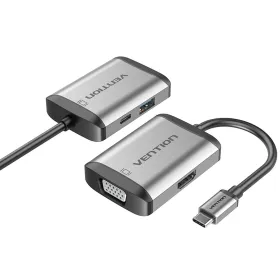 USB Centrmezgls Vention TFAHB Pelēks