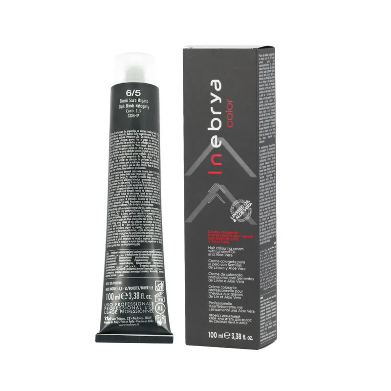 Pysyvä väriaine Inebrya Nº 6/5 Dark Blonde Mahogany 100 ml
