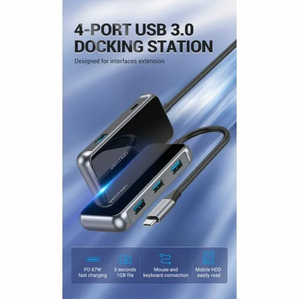 USB-jaotur Vention TFDHB