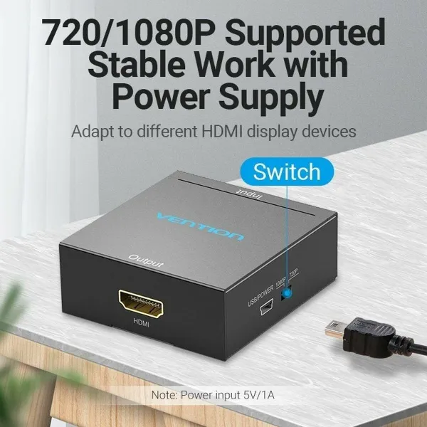 RCA-HDMI Adapter Vention AEFB0 Must