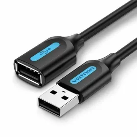 USB Pikendusjuhe Vention CBIBJ Must 5 m