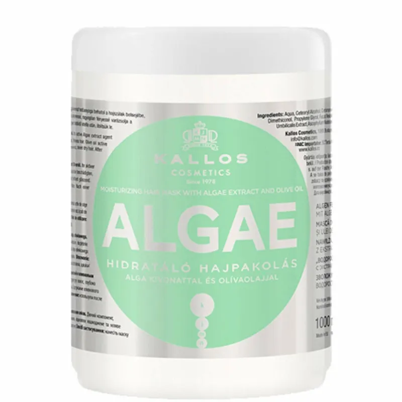 Matu Maska Kallos Cosmetics Algae Mitrinošs 1 L