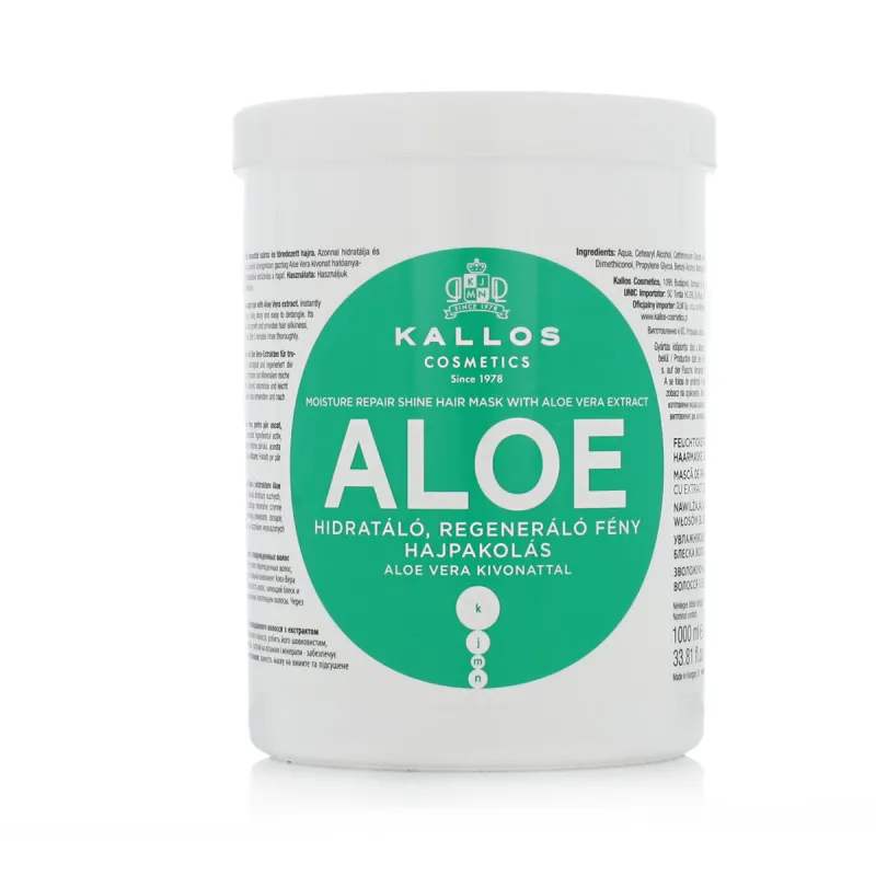 Taastav juuksemask Kallos Cosmetics Aloe 1 L