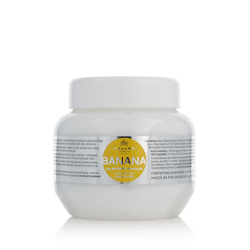 Ravitseva hiusnaamio Kallos Cosmetics Banana 275 ml