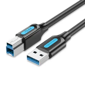 USB Kabelis Vention COOBI Melns 3 m (1 gb.)