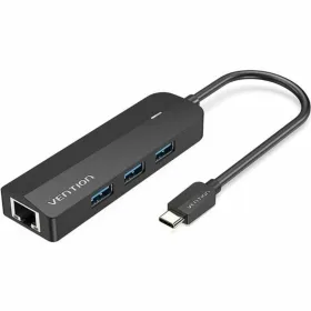 USB-keskitin Vention TGPBB Musta (1 osaa)