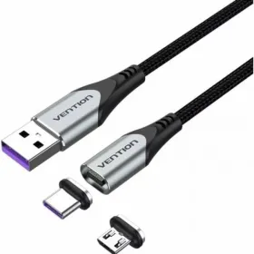 USB Kabelis Vention CQNHD Melns 50 cm