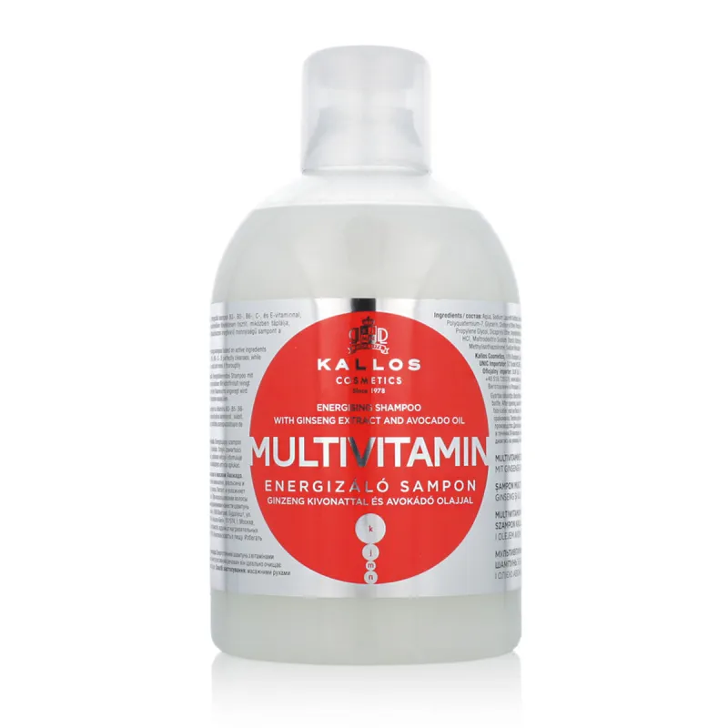 Elustav šampoon Kallos Cosmetics Multivitamin 1 L