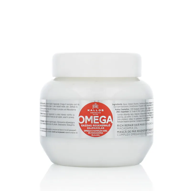 Atkuriamoji plaukų kaukė Kallos Cosmetics Omega 275 ml