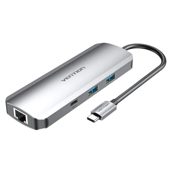 USB šakotuvas Vention TOMHB Sidabras 100 W