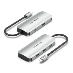 USB Centrmezgls Vention TNAHB Pelēks