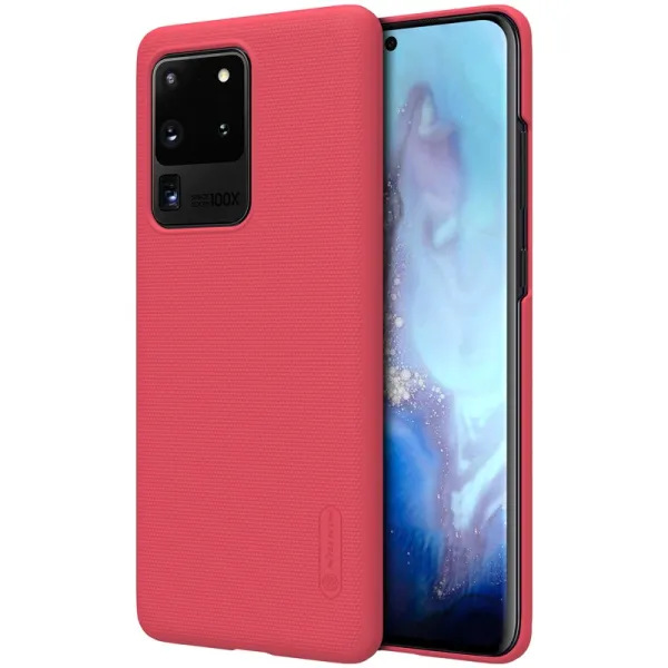 Nillkin Super Frosted Shield - Case for Samsung Galaxy S20 Ultra (Bright Red)