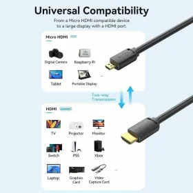 HDMI Kaabel Vention AGIBG 1,5 m Must