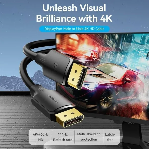 Кабель Displayport Vention HAKBJ