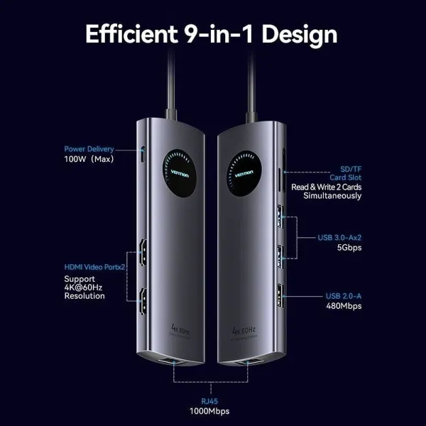 USB-C Centrmezgls Vention TQVHB