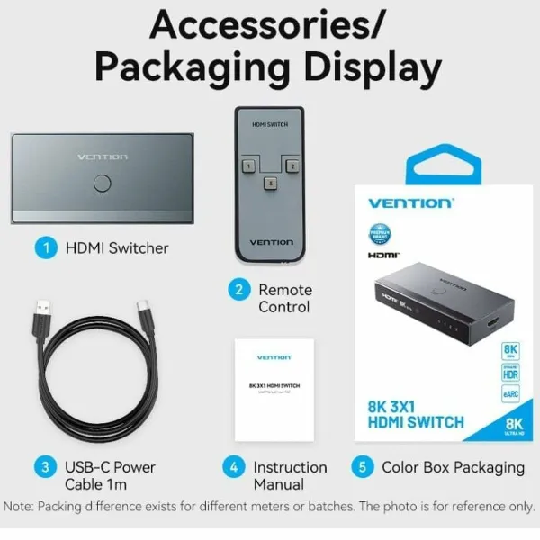 HDMI slēdzis Vention AKRH0