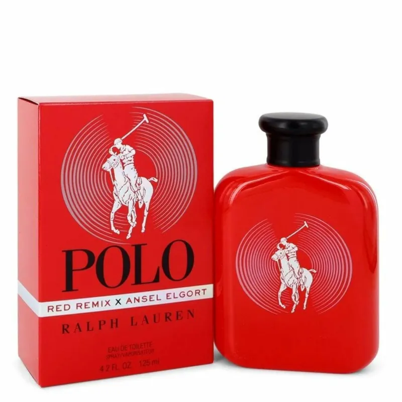 Мужская парфюмерия Ralph Lauren EDT Polo Red Remix & Ansel Elgort 125 ml