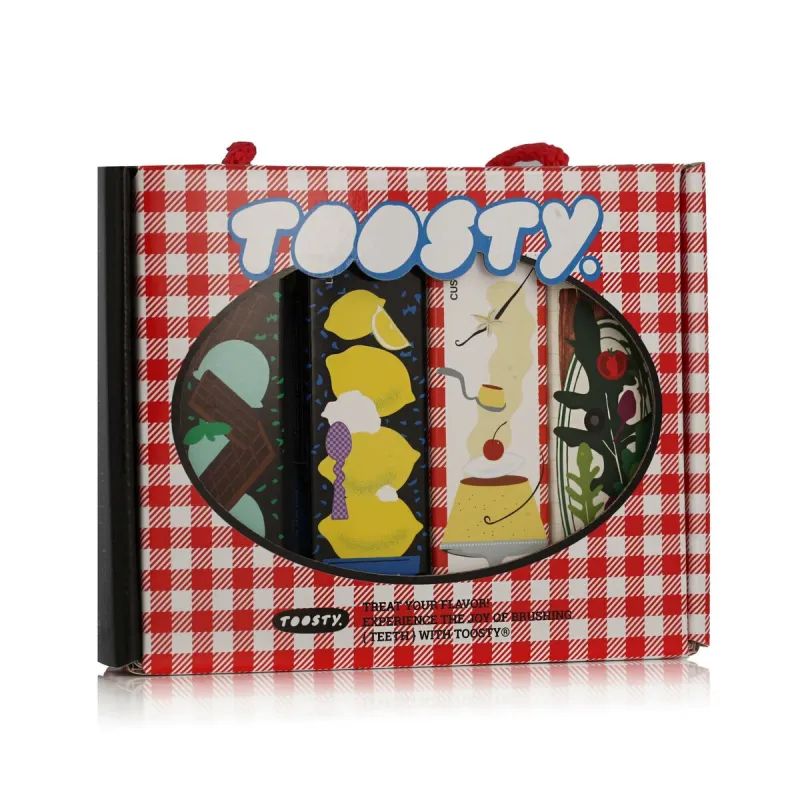 Hammastahnasetti Toosty Toothpaste 25 g x 4 (4 Kappaletta)