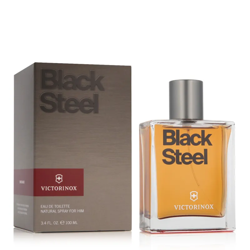 Meeste parfümeeria Victorinox EDT Black Steel 100 ml