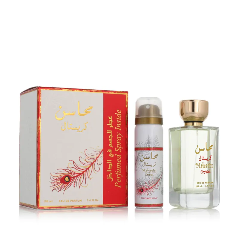 Set ženski parfem Lattafa Mahasin Crystal EDP 2 Daudzums