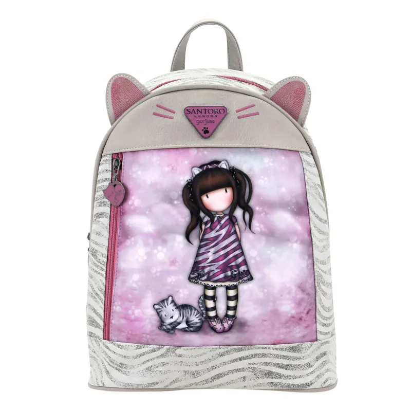 Rento reppu Gorjuss Ruby wild Harmaa (25,5 x 31 x 10 cm)