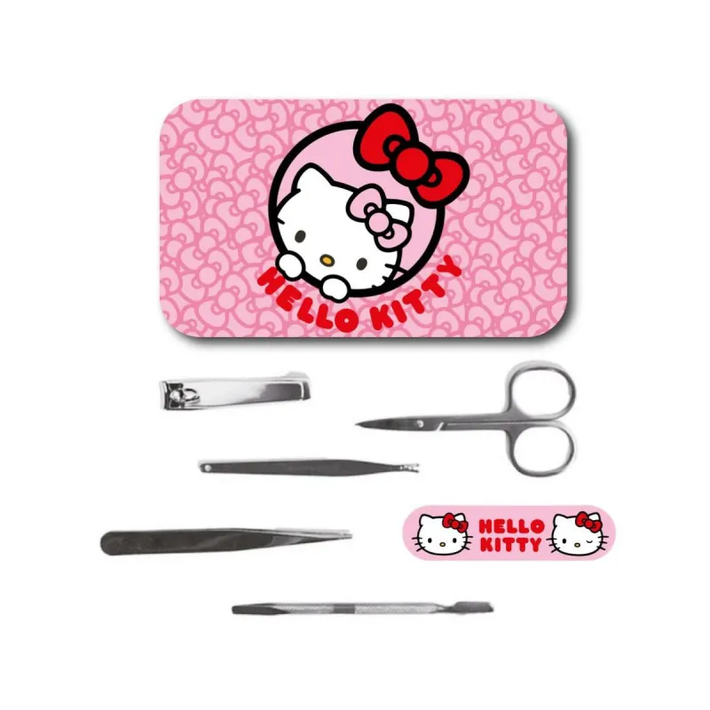 Manikīra Komplekts Hello Kitty Rozā