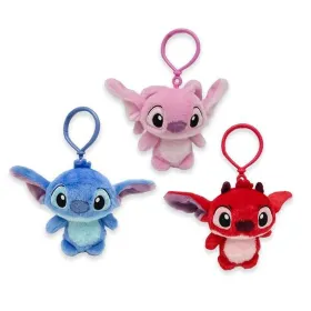 Cuddly Toy Keyring Stitch Pink
