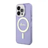 Guess Glitter Gold MagSafe - Case for iPhone 14 Pro Max (Purple)
