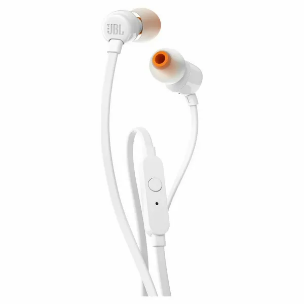 Ausinės su mikrofonu JBL T110 Balta