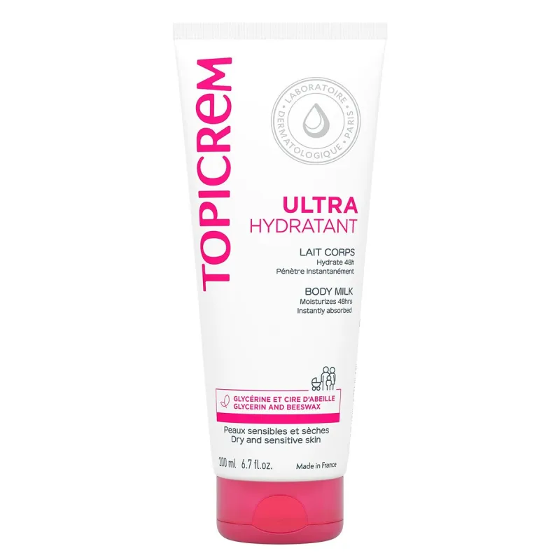 Увлажняющие молочко для тела Topicrem   200 ml