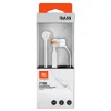 Ausinės su mikrofonu JBL T110 Balta