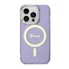 Guess Glitter Gold MagSafe - Case for iPhone 14 Pro Max (Purple)