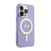 Guess Glitter Gold MagSafe - Case for iPhone 14 Pro Max (Purple)
