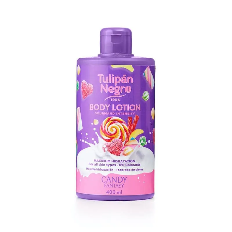 Vartaloemulsio Tulipán Negro Candy Fantasy Purple 400 ml