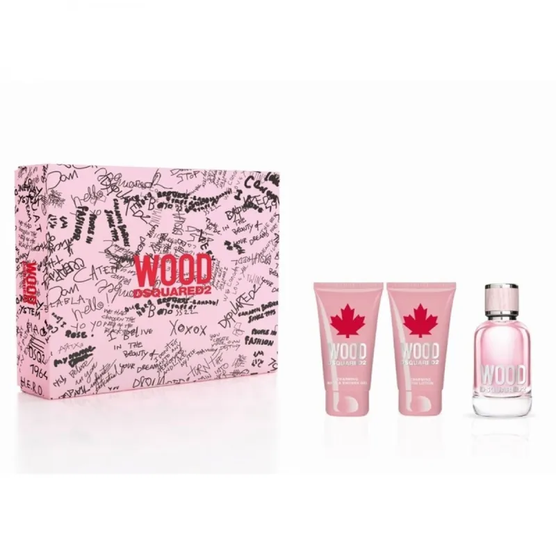 Naiste parfüümi komplekt Dsquared2 Wood Pour Femme EDP