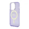 Guess Glitter Gold MagSafe - Case for iPhone 14 Pro Max (Purple)