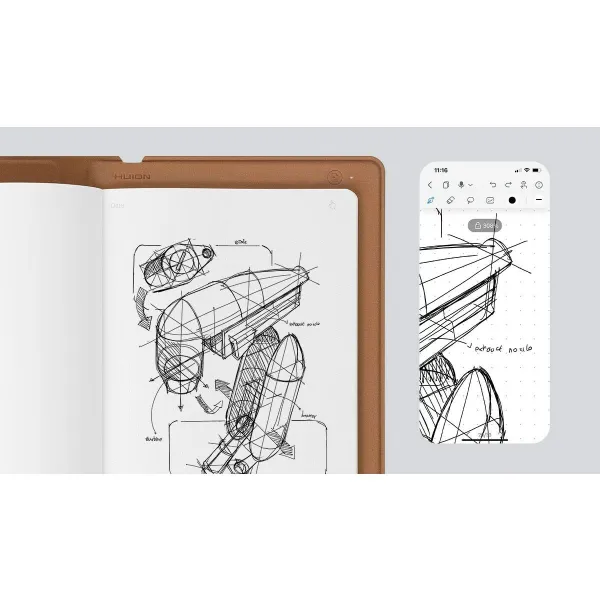 Графический планшет Huion Note X10