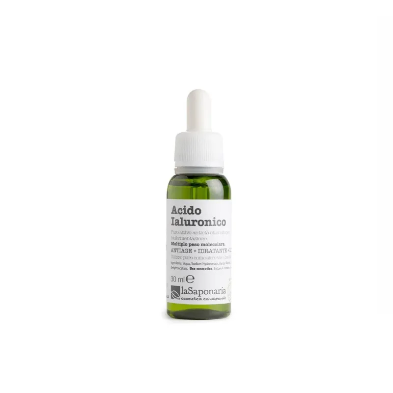 Sejas serums ar hialuronskābi La Saponaria Hyaluronic 30 ml