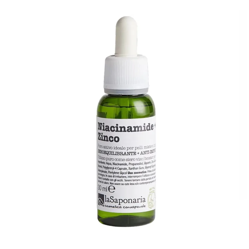 Facial Serum La Saponaria Niacinamida + Zinc 30 ml