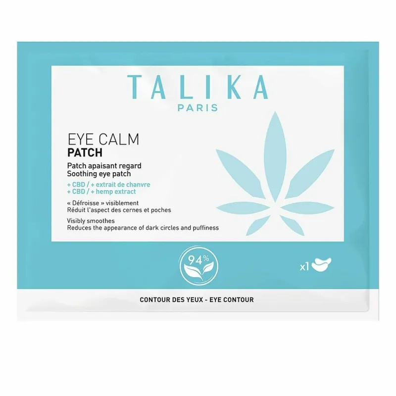 Anti-wrinkle-laput silmänympärysalueelle Talika Eye Calm 1 par Yksittäinen annos