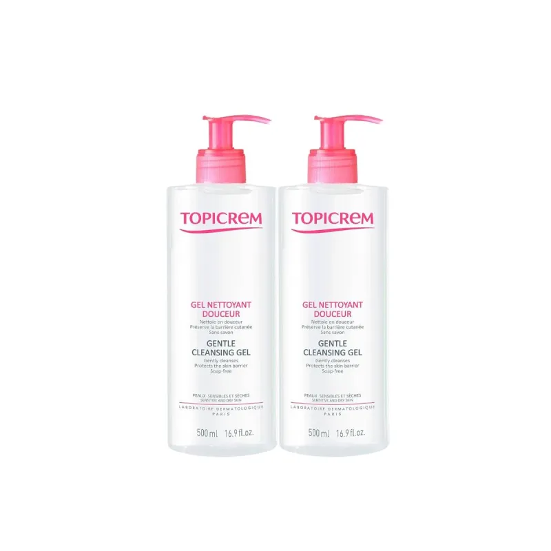 Valantis gelis Topicrem Dúo 2 x 500 ml 2 vnt.
